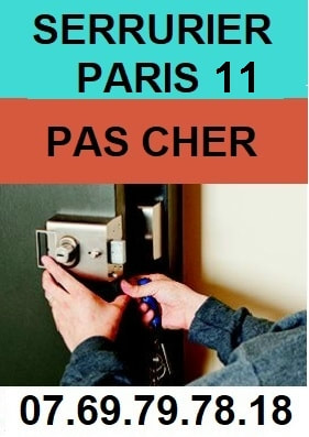 Serrurier pas cher Paris 11